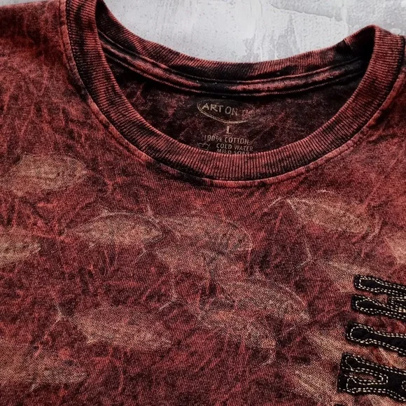 Vintage Big Print Swordfish Myrtle Beach T-Shirt - Picture 6 of 7